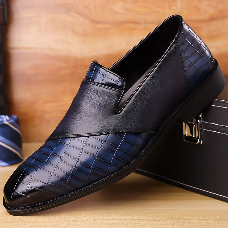 Eduardo | Men's Textured Leather Loafer