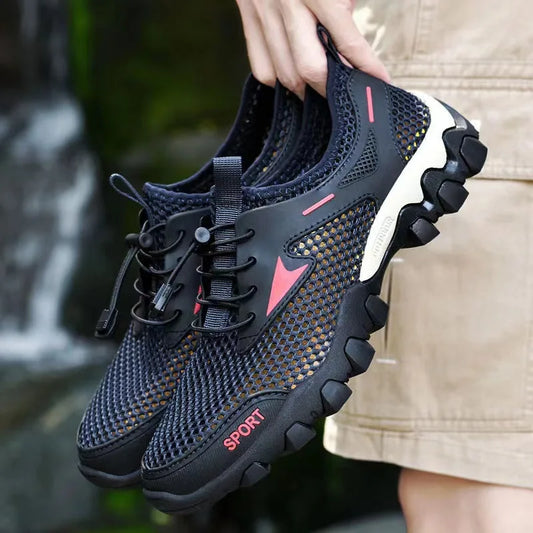 Hendrik | Men's Mesh Lace Up Hiking Shoe