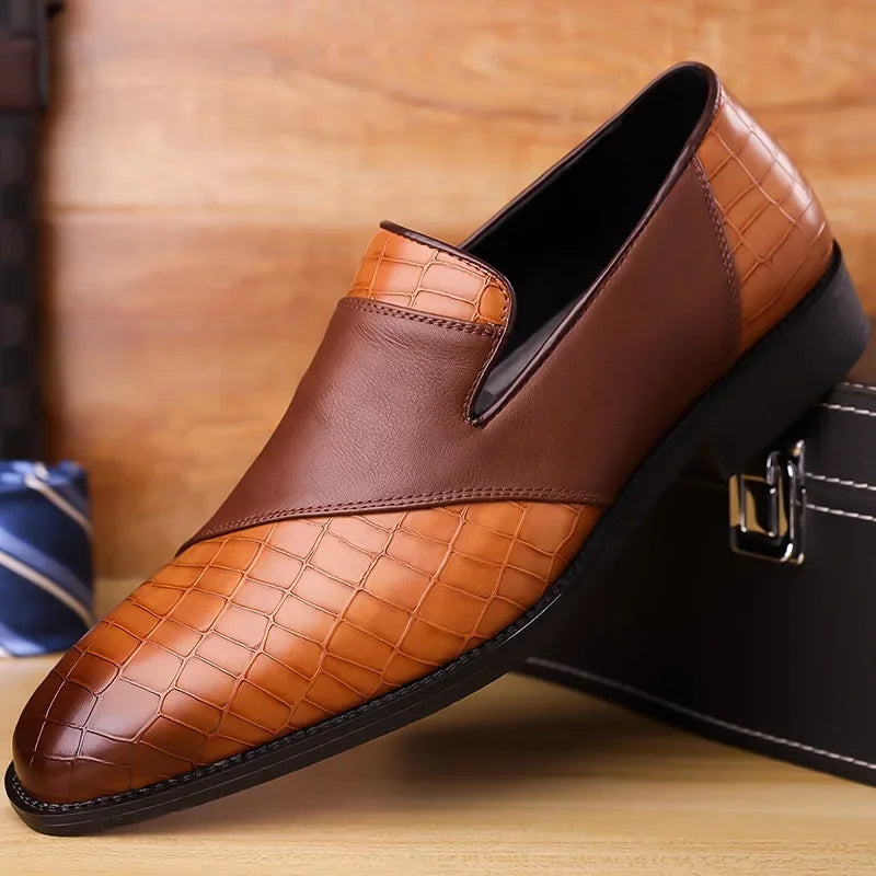 Eduardo | Men's Textured Leather Loafer