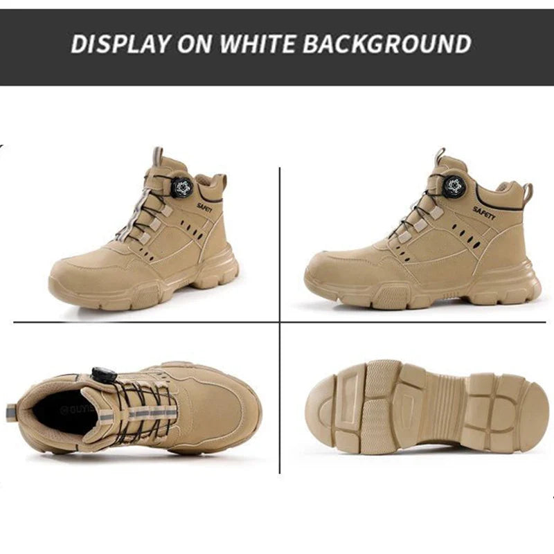 Frank | Men's Smooth Lace Up Work Boot
