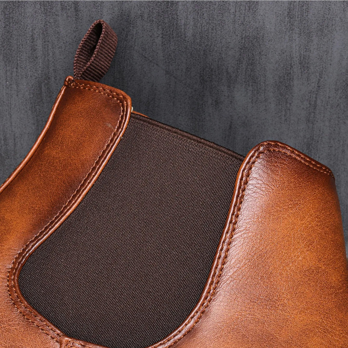 Leif | Men's Textured Leather Ankle Boot
