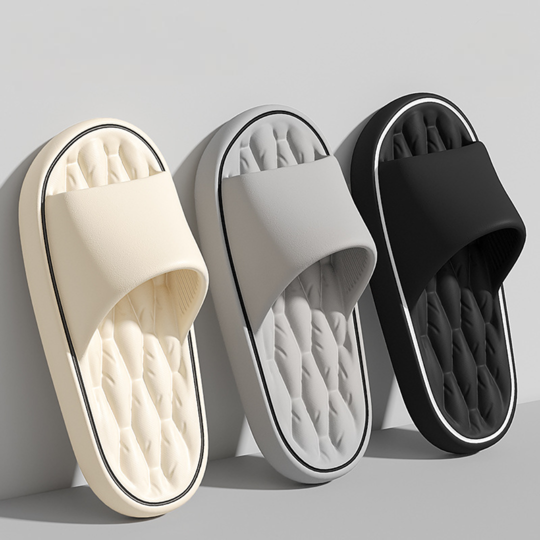 Sidonie | Unisex Textured Slip on Slide