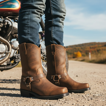 Peregrine | Men's Leather Look Lace Up Chelsea Boot