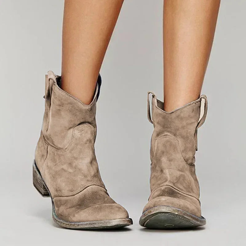 Marnie | Women's Denim Padded Western Boot
