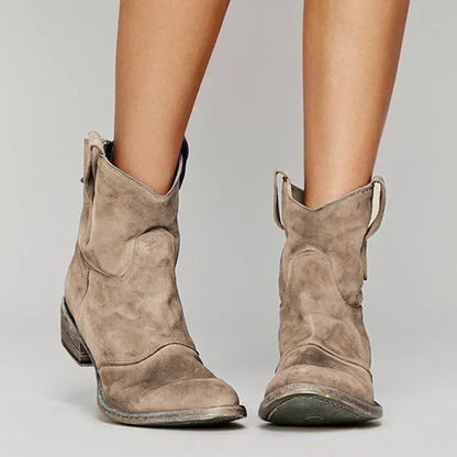 Marnie | Women's Denim Padded Western Boot