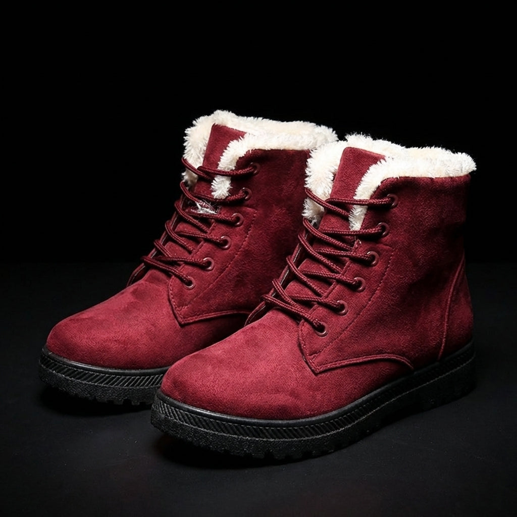 Perpetua | Women's Ribbed Suede Winter Boot
