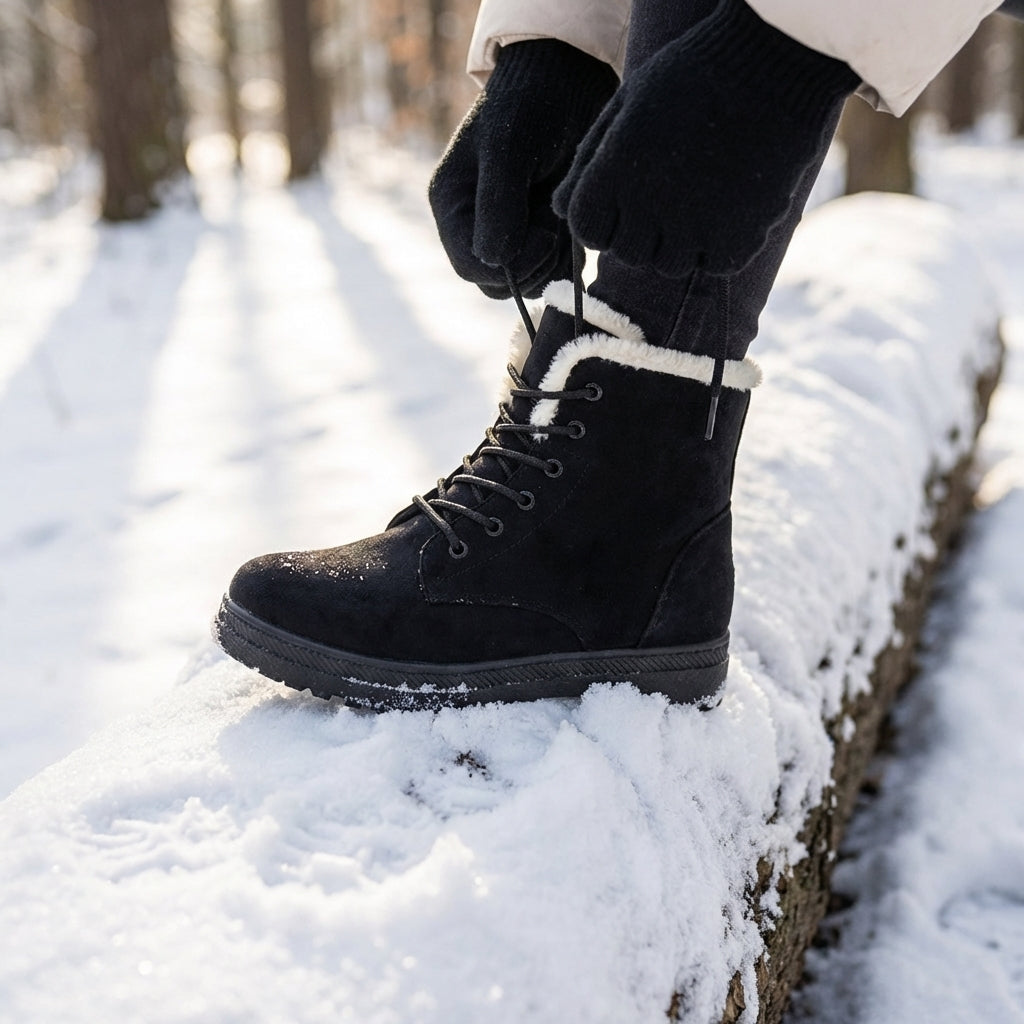 Perpetua | Women's Ribbed Suede Winter Boot
