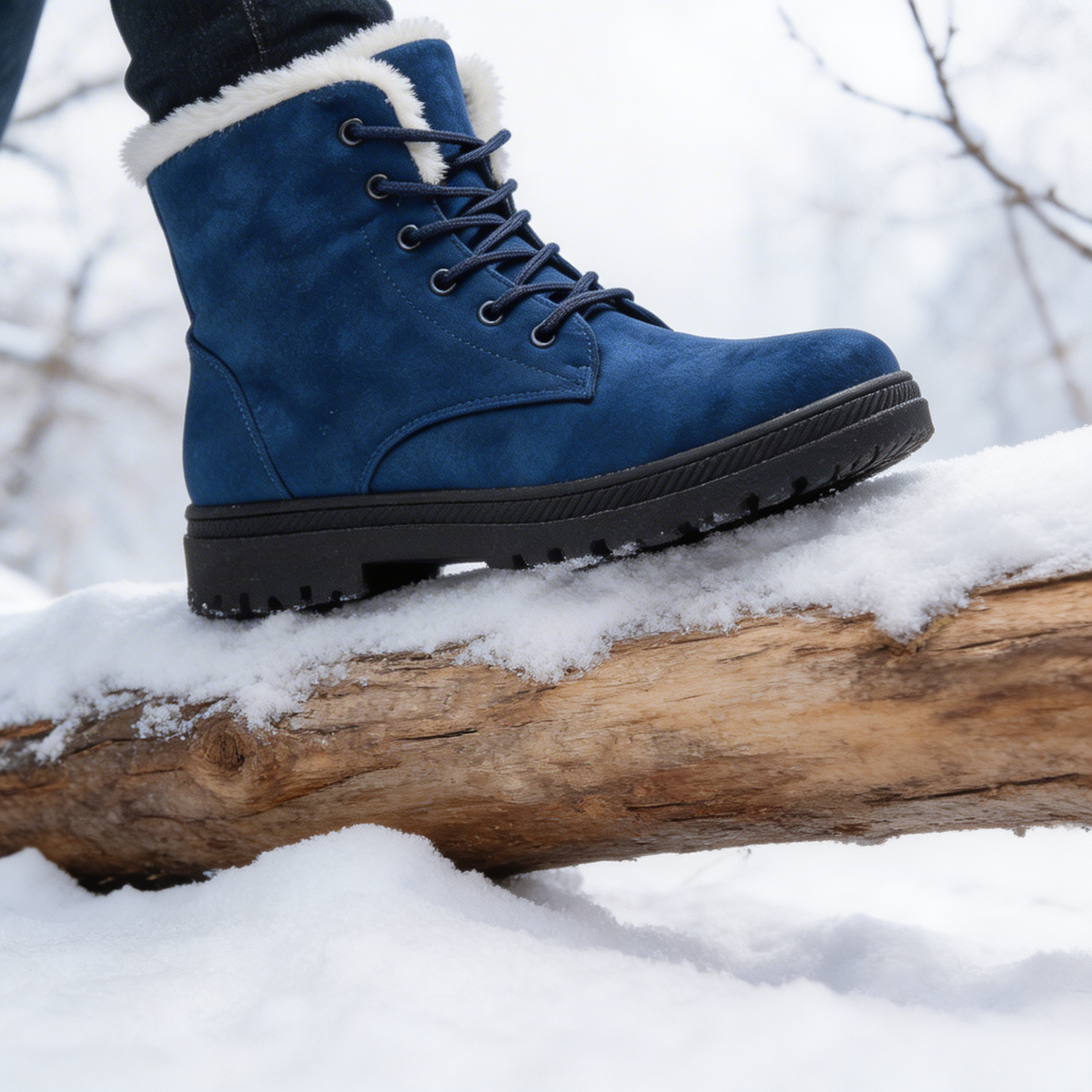Perpetua | Women's Ribbed Suede Winter Boot