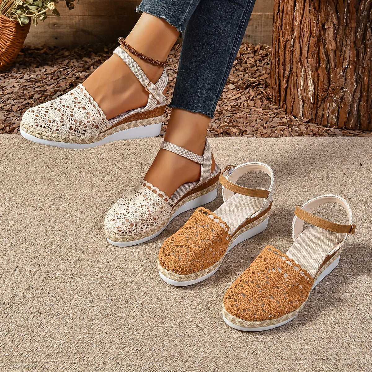 Stina | Women's Woven Knit Sandal