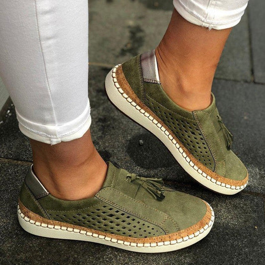 Agatha | Women's Woven Flat Profile Slide