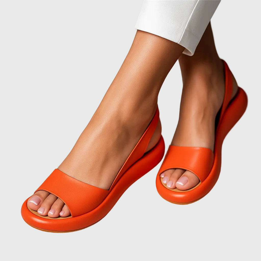 Nerissa | Women's Open Toe Flat Profile Slide
