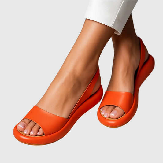 Nerissa | Women's Open Toe Flat Profile Slide
