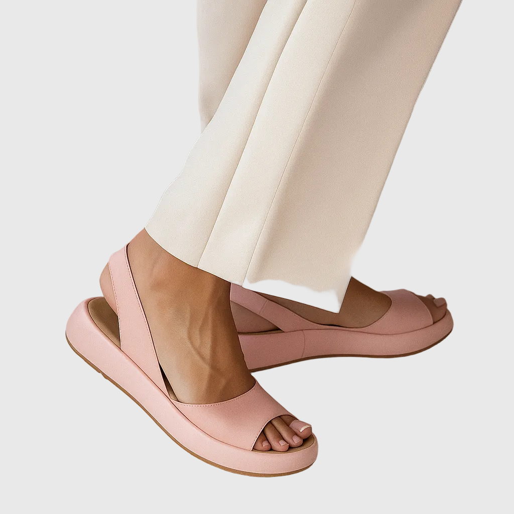 Nerissa | Women's Open Toe Flat Profile Slide