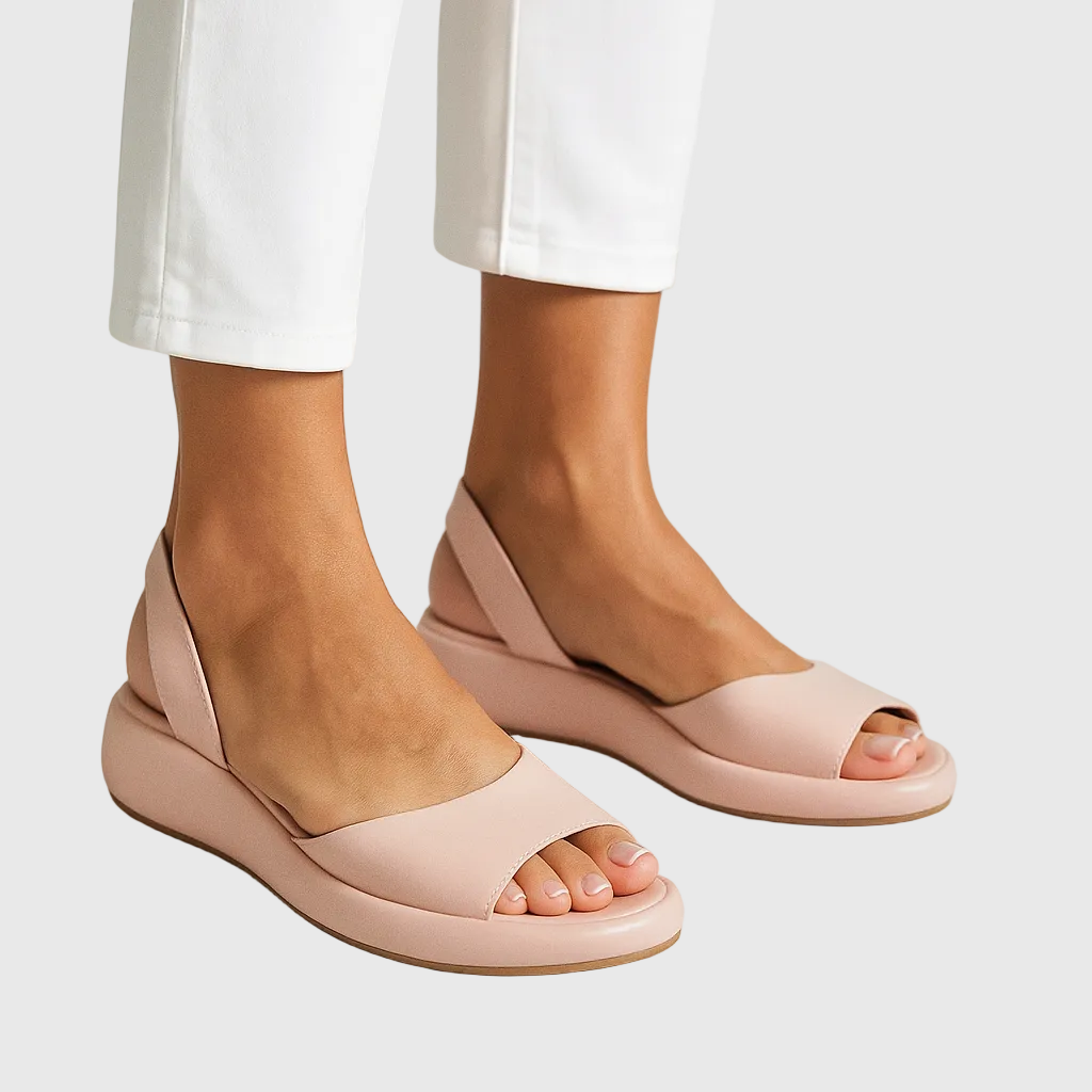 Nerissa | Women's Open Toe Flat Profile Slide