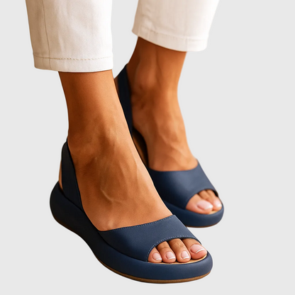 Nerissa | Women's Open Toe Flat Profile Slide