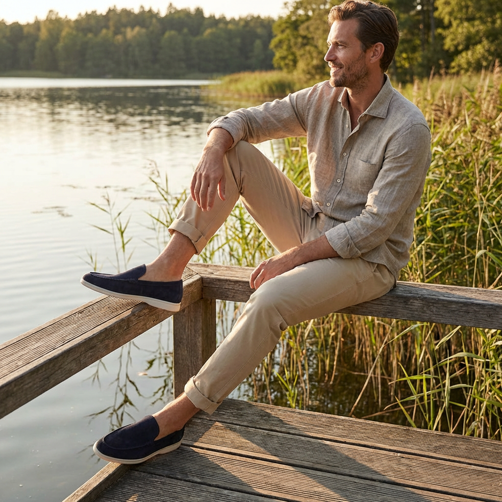 Balthasar | Men's Leather Slip on Loafer
