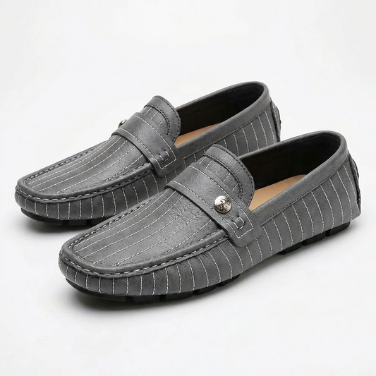 Barnaby | Men's Stripe Slip on Loafer