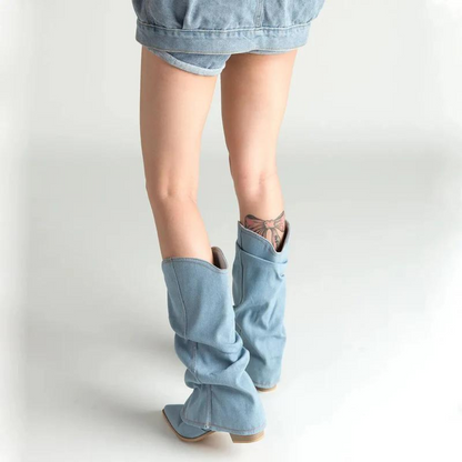 Leonie | Women's Synthetic Pointed Toe Boot