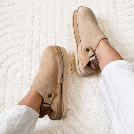 Brigitta | Women's Suede Slip on Mule