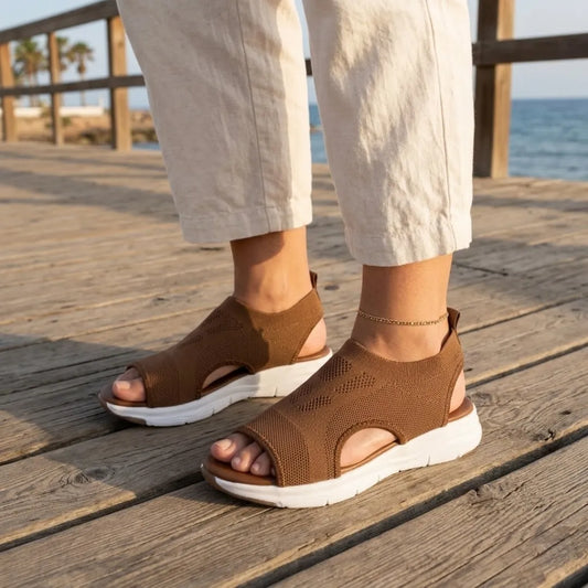 Carolina | Women's Textured Knit Sandal