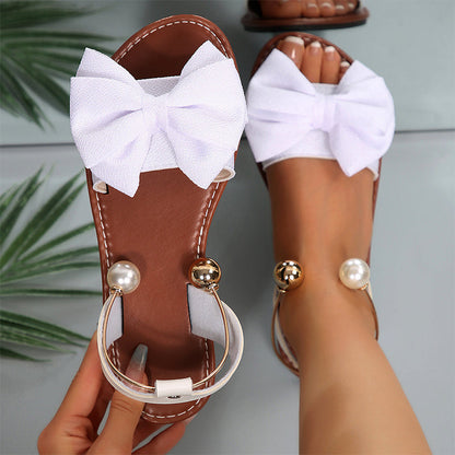 Aileen | Women's Bow Synthetic Sandal