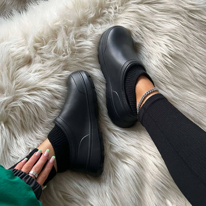 Alba | Women's Slip on Grooved Clog
