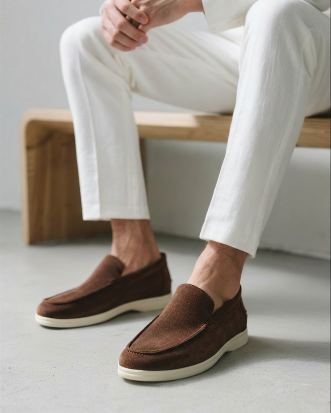 Fridolin | Men's Suede Lace Up Loafer