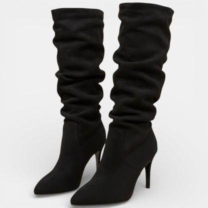 Lucia | Women's Suede Slim Heel Boot