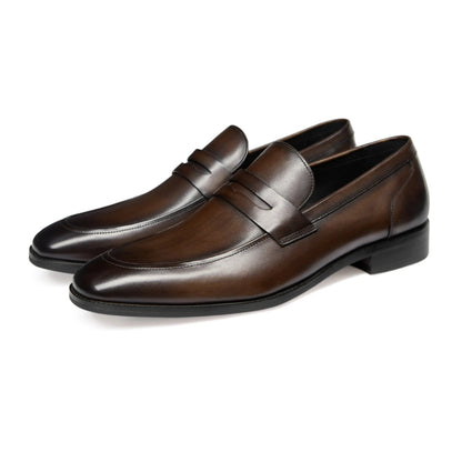 Hadrian | Men's Leather Slip on Loafer