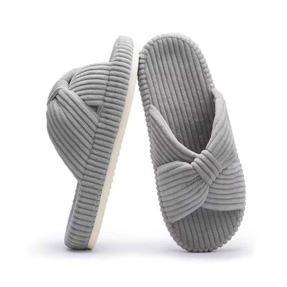 Lisbeth | Women's Bow Textile Slipper
