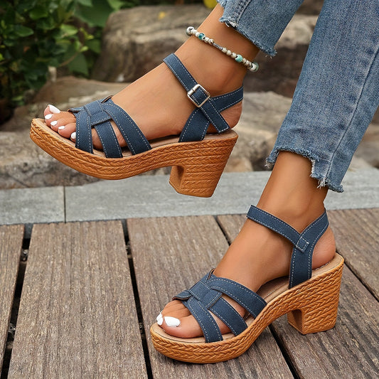 Juliet | Women's Leather Look Open Toe Sneaker