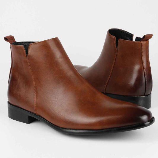 Eamon | Men's Lace Up Buckle Strap Chelsea Boot