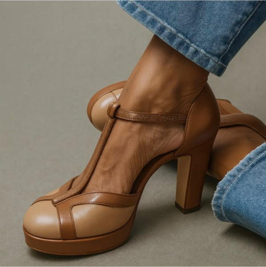 Lina | Women's Ankle Strap Contoured Sandal