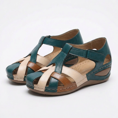 Eloise | Women's Cut Out Leather Look Sneaker