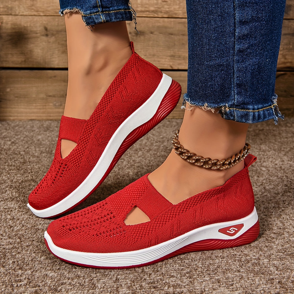 Ebba | Women's Mesh Slip on Sneaker