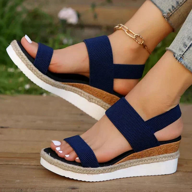 Fabiana | Women's Textured Wedge Sandal