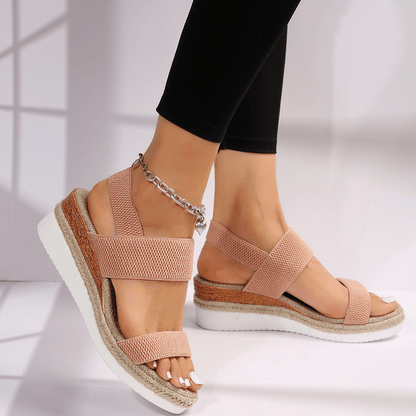 Fabiana | Women's Textured Wedge Sandal