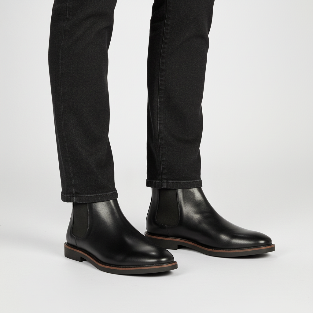 Florian | Men's Synthetic Slip on Chelsea Boot