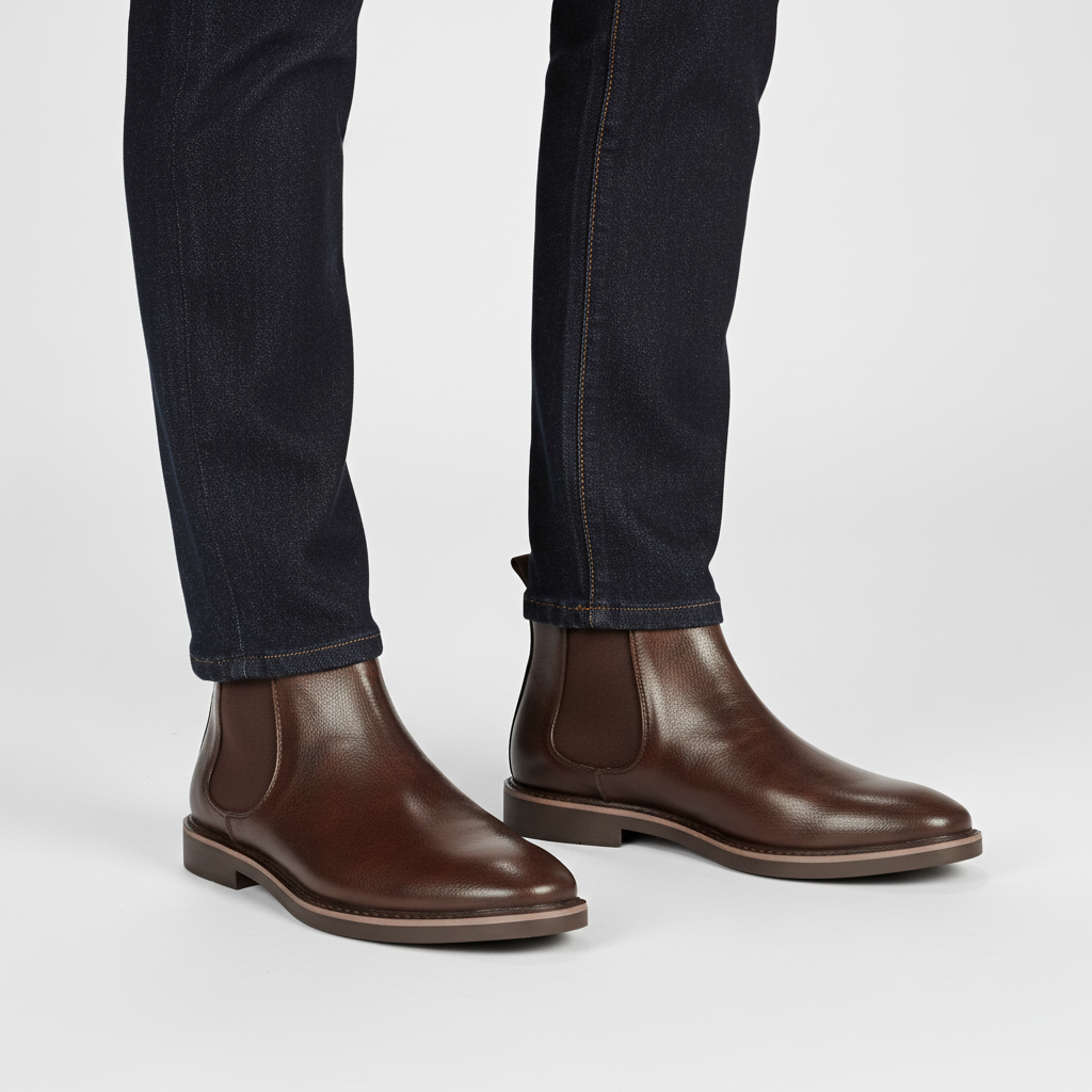 Florian | Men's Synthetic Slip on Chelsea Boot