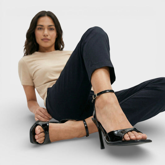 Amelia | Women's Square Toe Ankle Strap Sandal