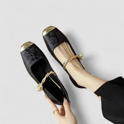 Nerissa | Women's Textured Square Toe Dress Shoe