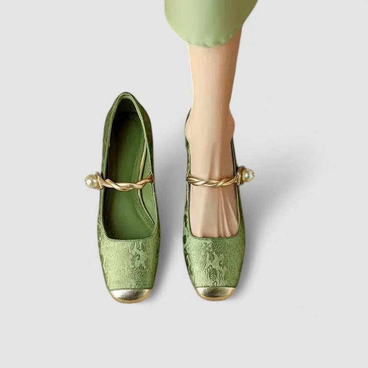 Nerissa | Women's Textured Square Toe Dress Shoe