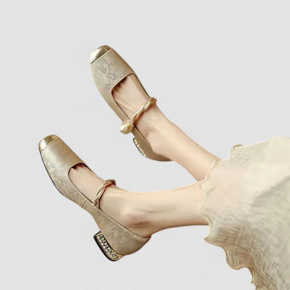 Nerissa | Women's Textured Square Toe Dress Shoe