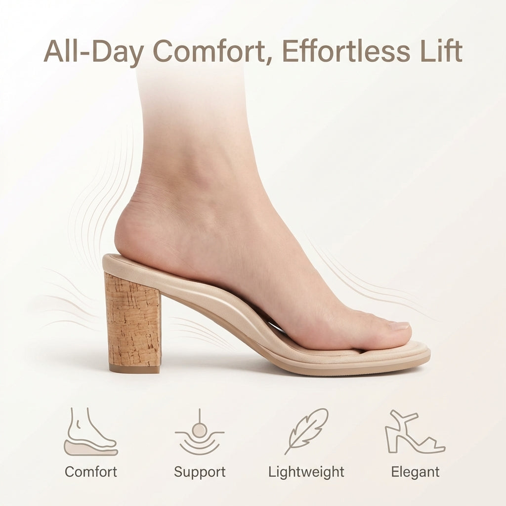 Henrietta | Women's Cut Out Leather Look Dress Shoe