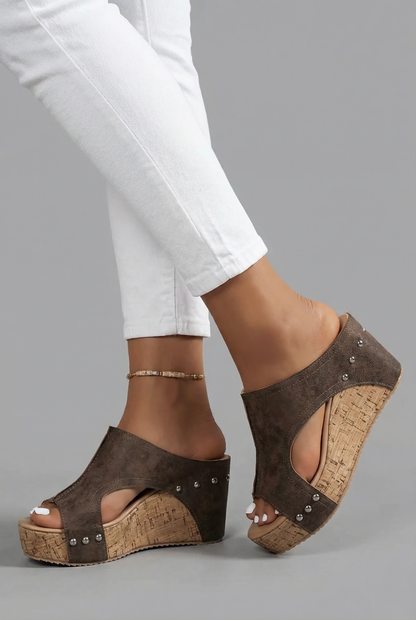 Anais | Women's Studs Open Toe Slide
