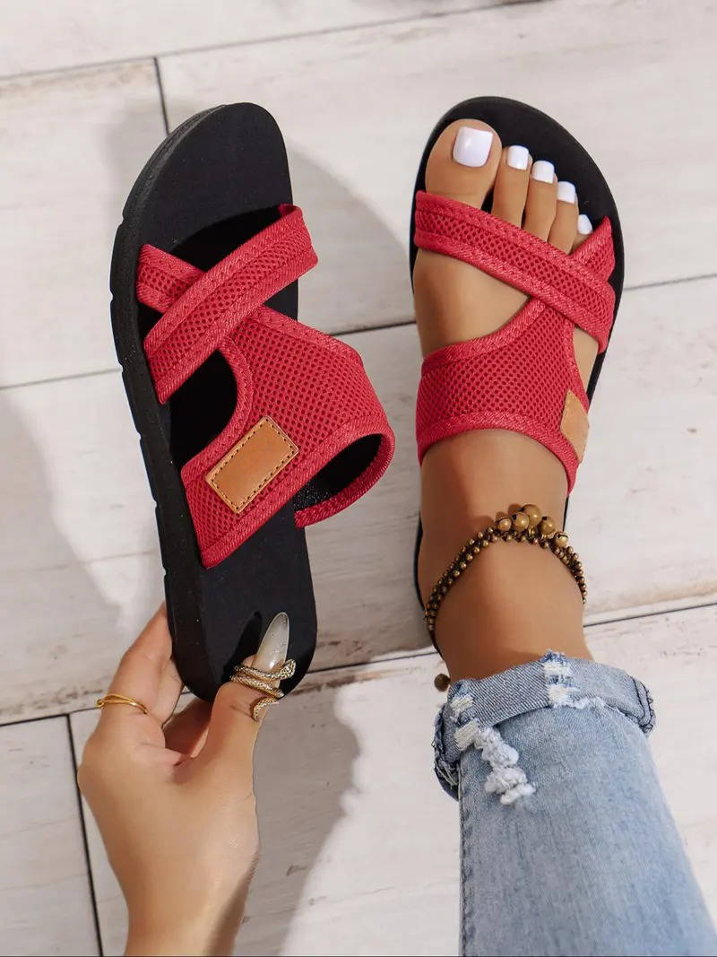 Lyra | Women's Mesh Buckle Strap Slide