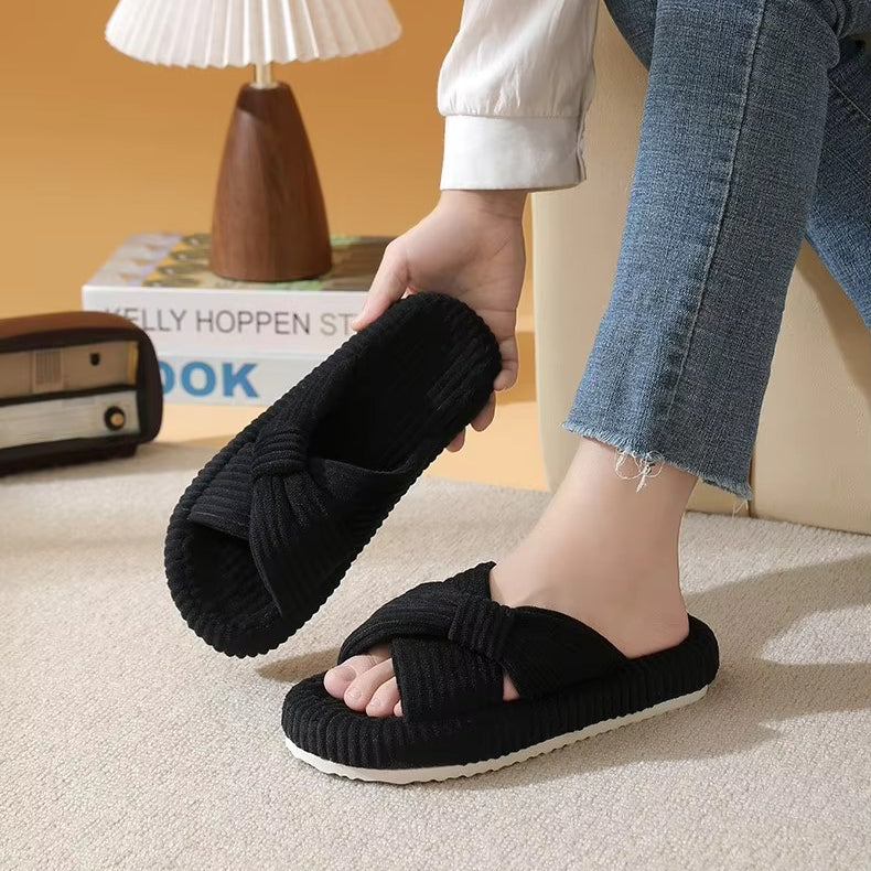 Lisbeth | Women's Bow Textile Slipper