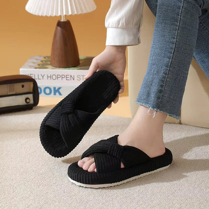 Lisbeth | Women's Bow Textile Slipper