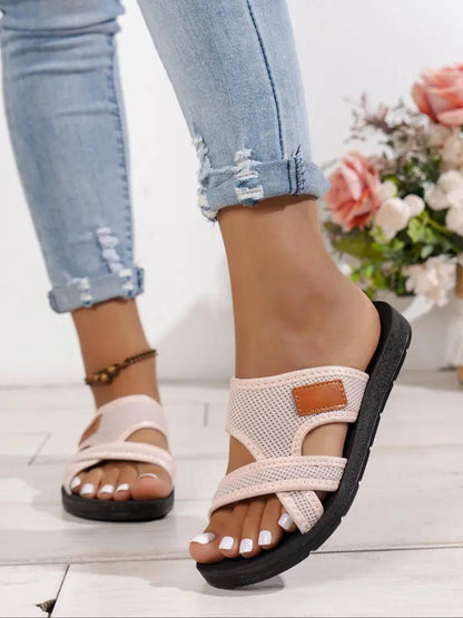 Lyra | Women's Mesh Buckle Strap Slide
