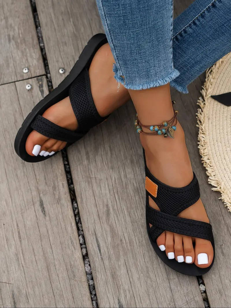 Lyra | Women's Mesh Buckle Strap Slide